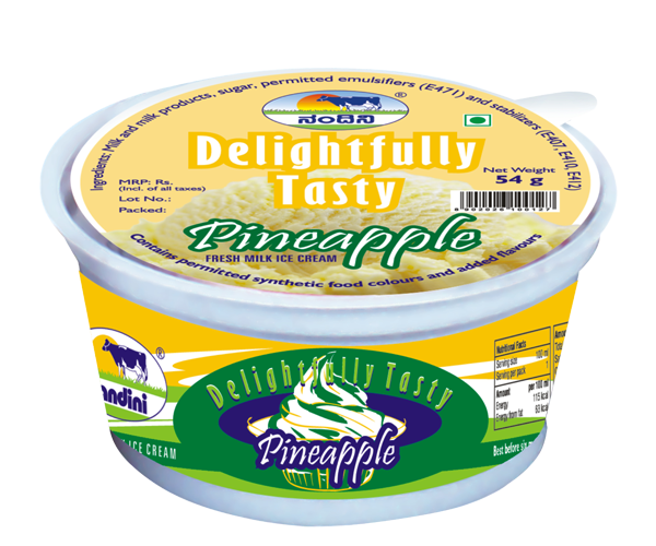 Ice Cream Cup - Pineapple